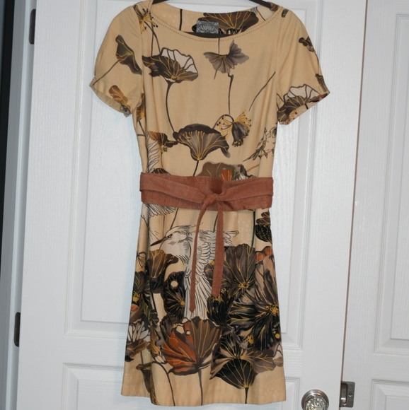 Anthropologie snowy egret shift dress - Picture 2 of 16